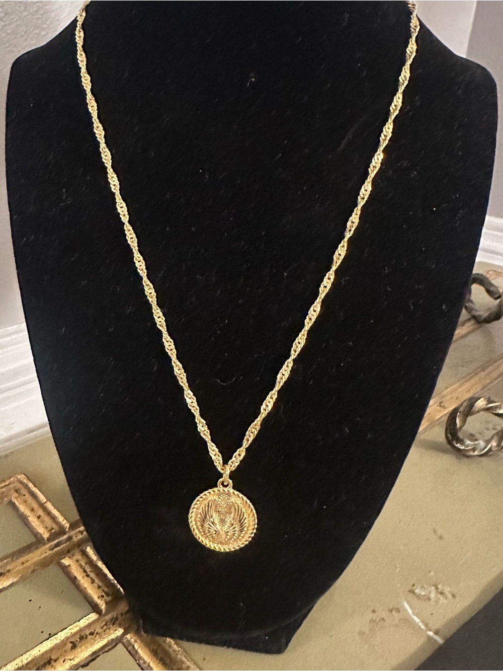 Uncommon James Gold Rope Pendant Necklace